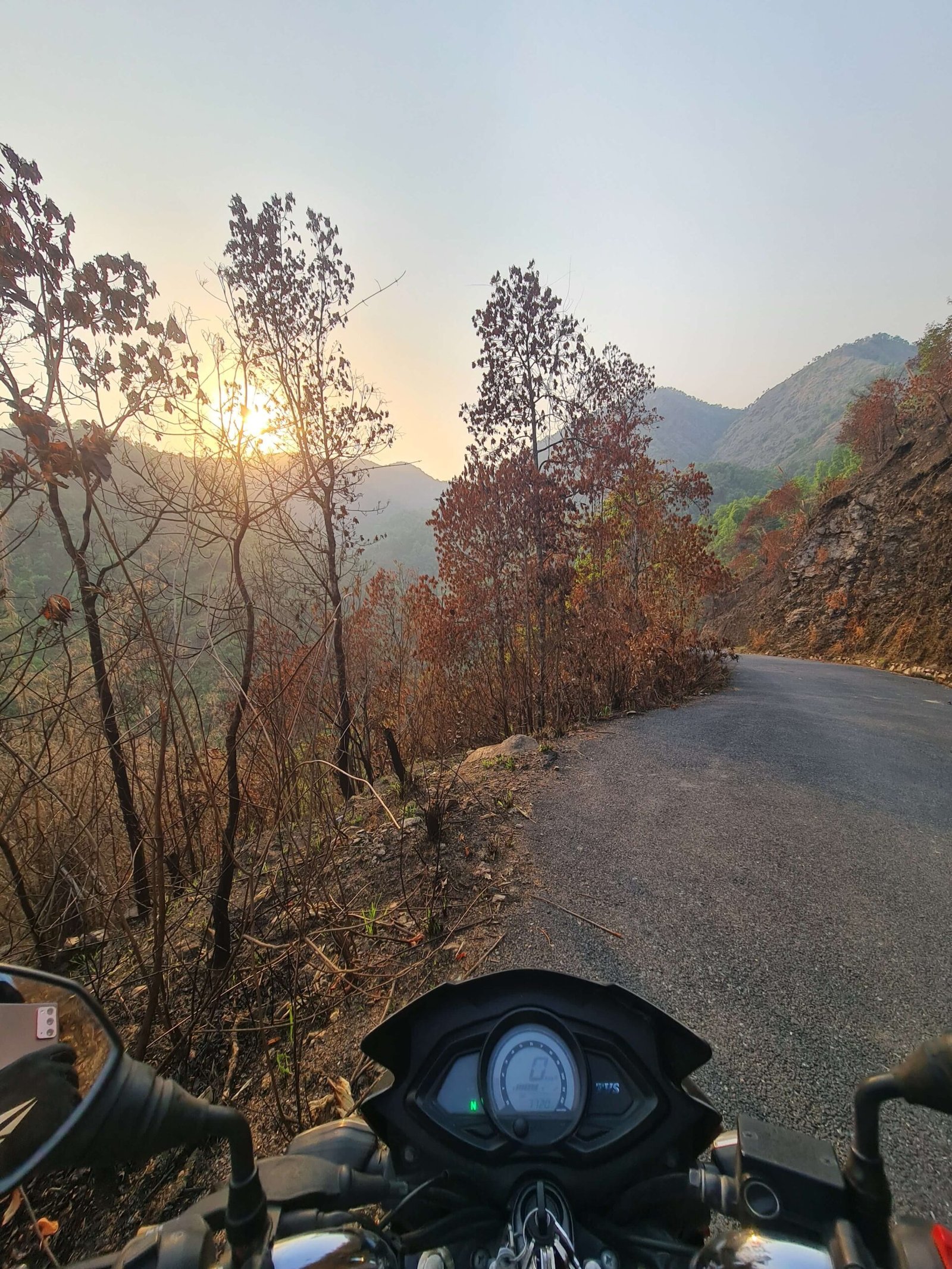 Sunset in nepal